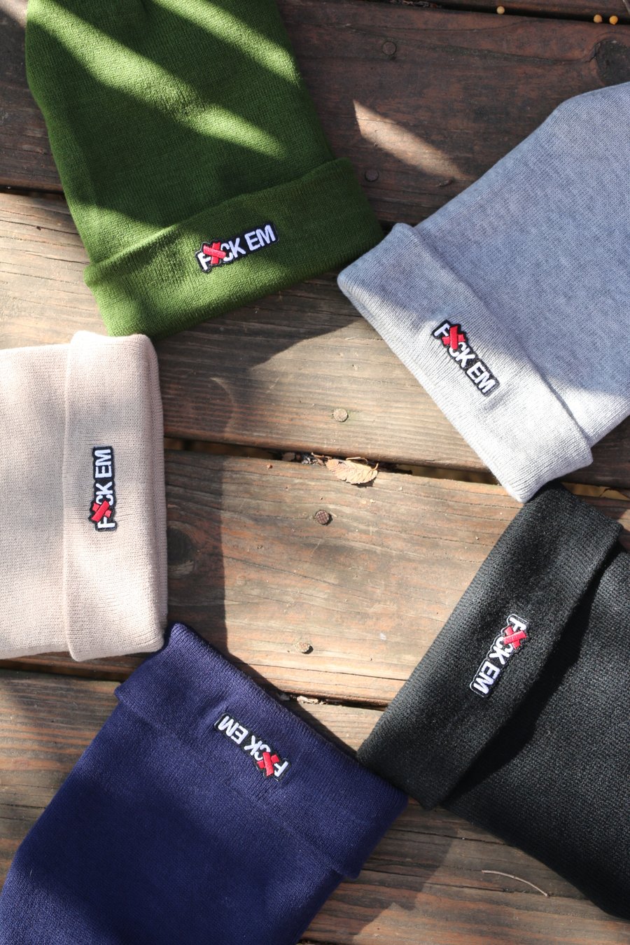 Image of Fxck Em Beanies