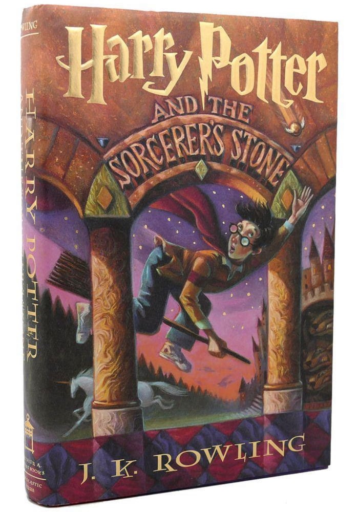 Читать камень 1. Обложка на книгу Harry Potter and philosopher Stone.