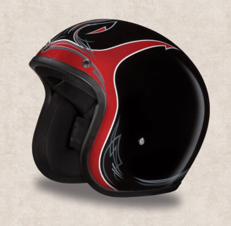 3/4 DOT Daytona Helmets (Graphic Styles) / Chop Shop Industries Motorcycle Supply Co. - Parts & Accessories 3/4 DOT Daytona Helmets (Graphic Styles) / Chop Shop Industries Motorcycle Supply Co. - Parts & Accessories