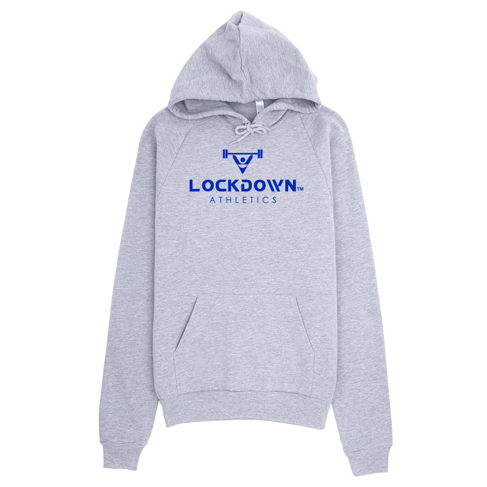 Image of Power Series Grey Lockdown Athletics Pullover Hoodie