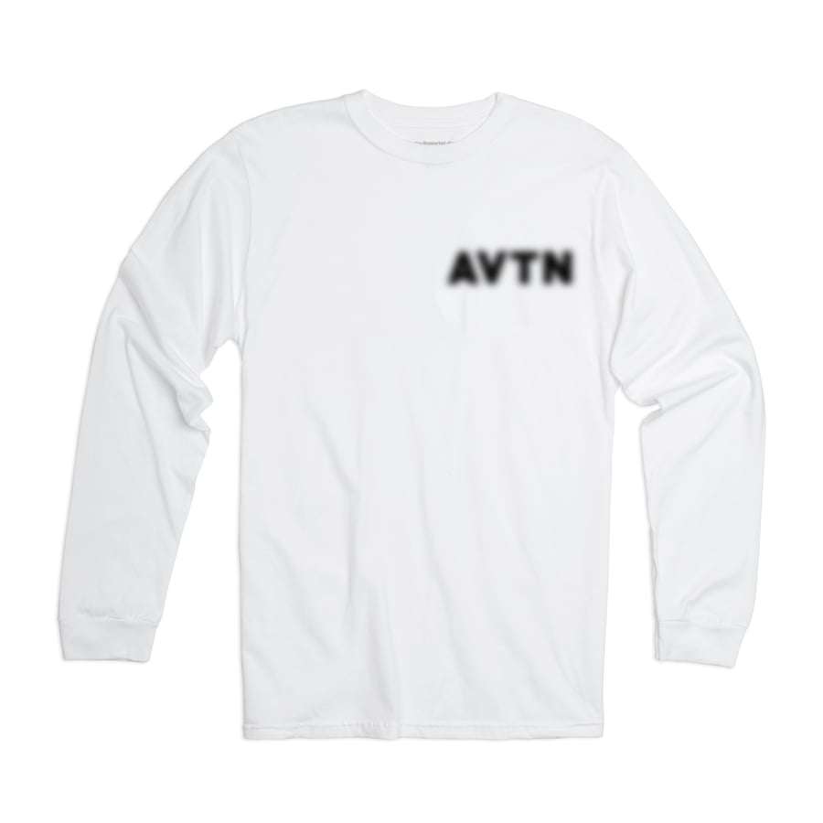 Image of Aviation "Blurred Out" Long Sleeve - White