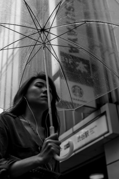 Image of Rain Day, Tokyo, 2015 - 12" x 18"