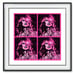 Image of COKE MOSS QUAD - Classic Pink + Black - 1 print remaining