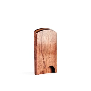 Image of Wood business card holder - bubinga and walnut 