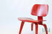 Image of Eames Herman Miller LCW Red Aniline Stained Birch Veneer