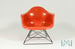 Image of Charles and Ray Eames Fiberglass Side Chair Orange Cats Cradle