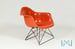 Image of Charles and Ray Eames Fiberglass Side Chair Orange Cats Cradle