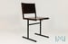 Image of Memento chair WDSTCK leather with steel
