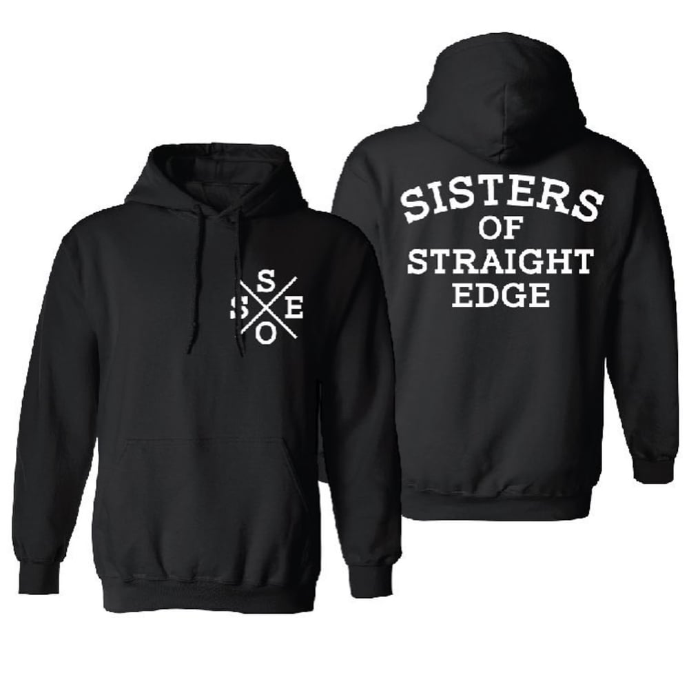 Image of SISTERS OF STRAIGHT EDGE HOODIE