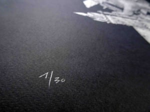 Image of Mayhem 'A Season In Blasphemy' limited handprint