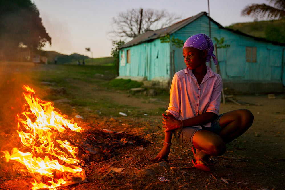 Image of Diana by the Fire