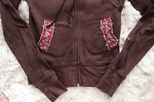 Image of Brown/Plum Free People Hoodie