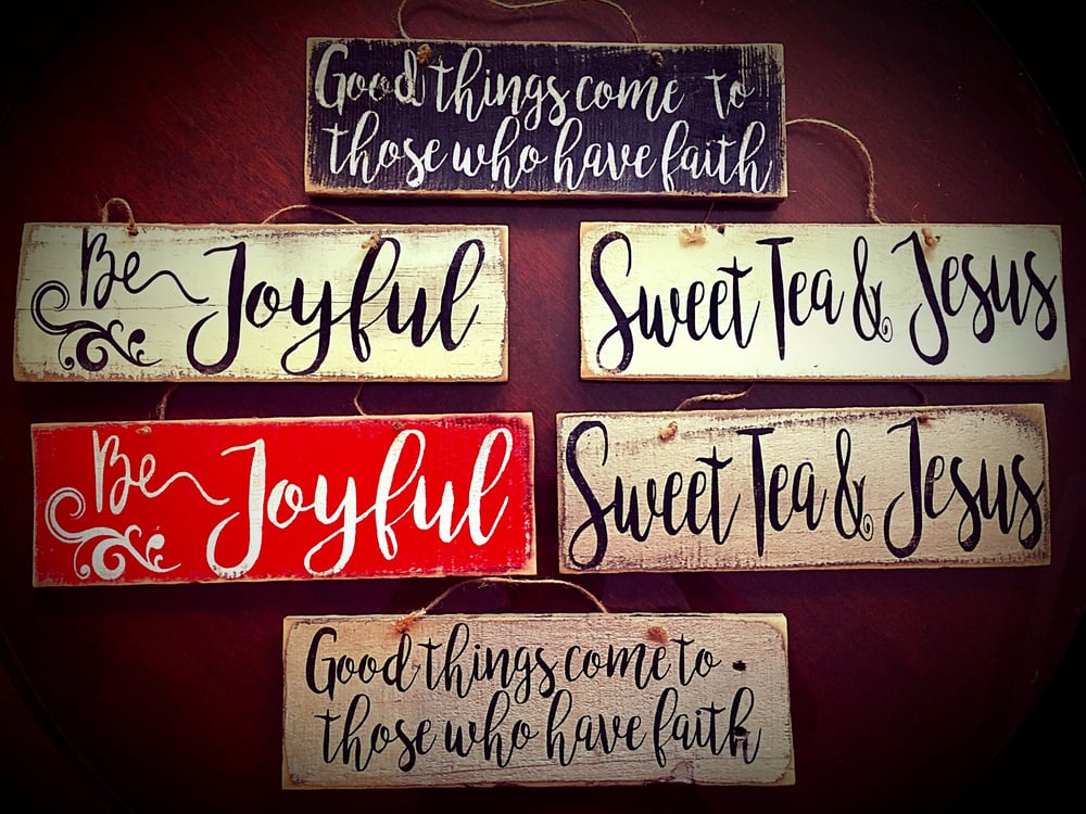 Image of Reclaimed Wood Signs