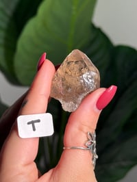 Image 21 of CHOOSE YOUR OWN MINI RUTILE SMOKEY QUARTZ POINTS (NATURAL UNPOLISHED POINTS) -BRAZIL- LOT 2