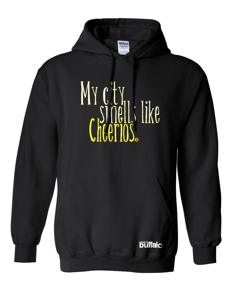 Image of My City Smells Like Cheerios Hooded Sweatshirt