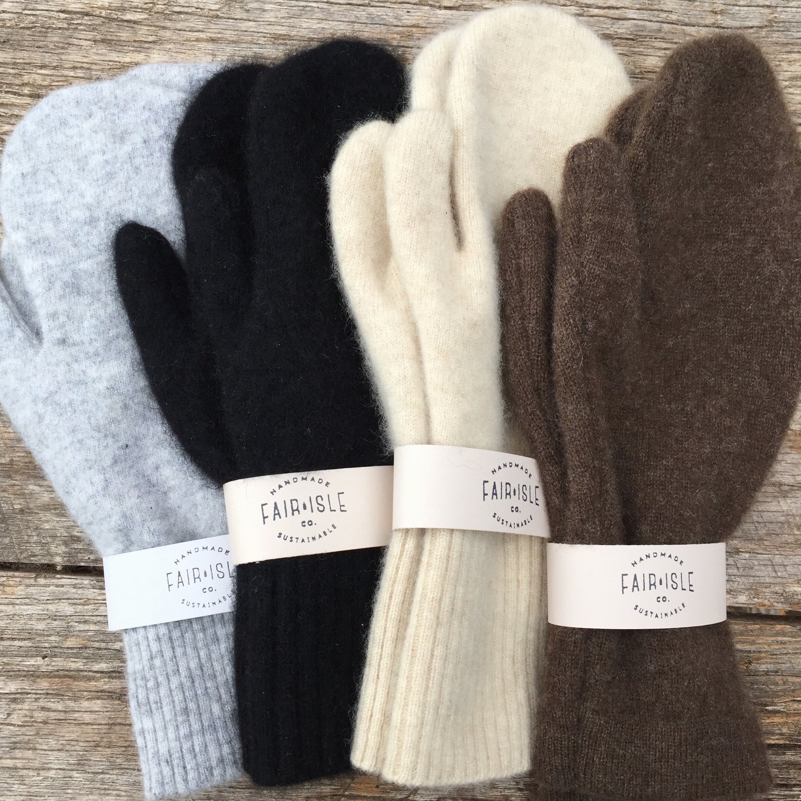 womens cashmere mittens