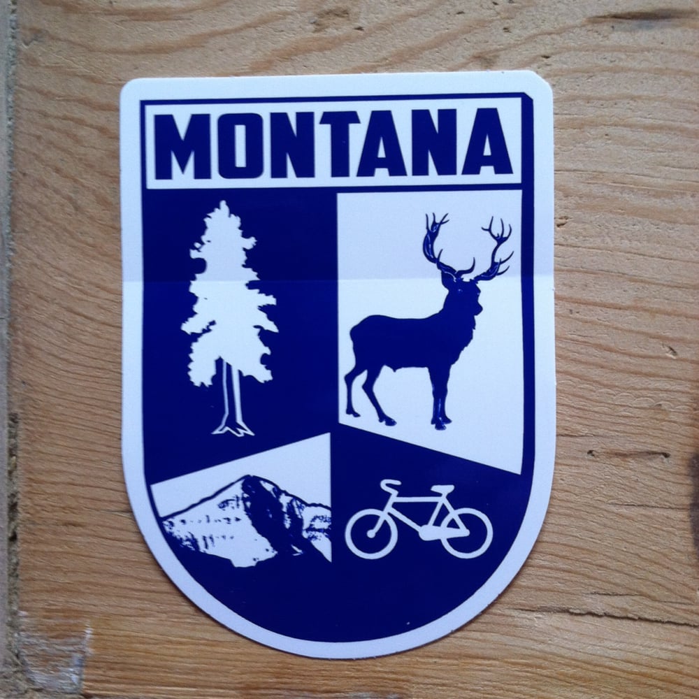 Image of Montana Crest Sticker
