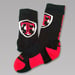 Image of Red, Gray, or Black TF Crew Socks