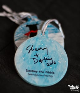 Image of Limited Edition 2016 Pit Bull Winter Wonderland Christmas Ornament