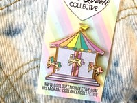 Image 1 of Carousel v. 1 Enamel Pin