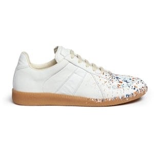 Image of MAISON MARGIELA 'REPLICA' PAINT SPLATTER EFFECT LOW