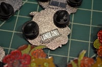 Image 2 of Touch of Class: "Floral Cat Blob" Lapel Pin