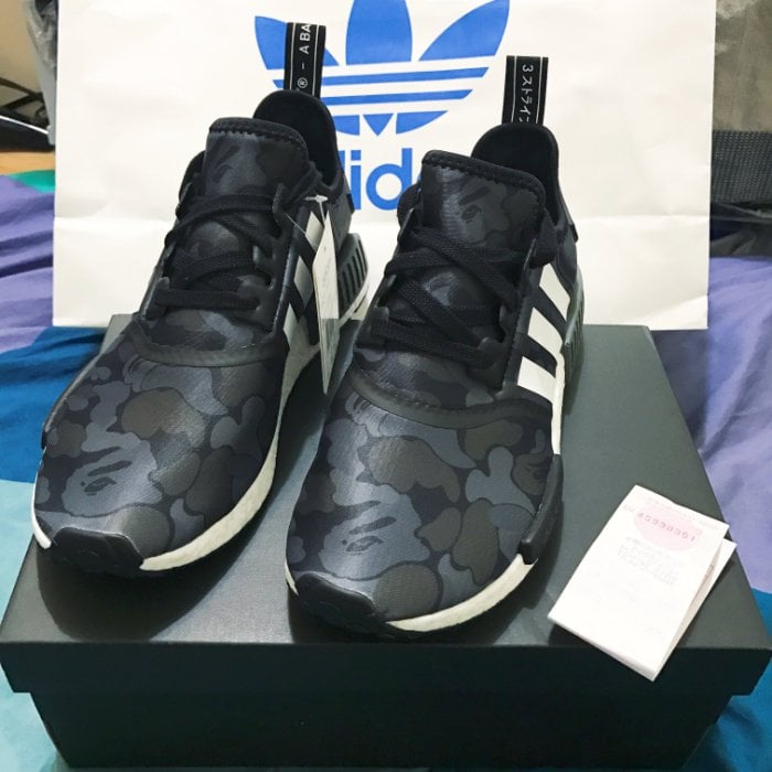 Sneakers Entrepreneur — adidas bape nmd black camo