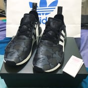 Image of adidas bape nmd black camo