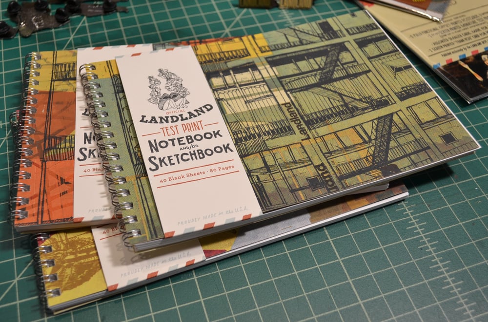 The Official Landland Test Print Notebook and/or Sketchbook