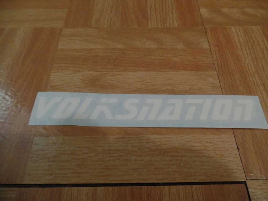 Image of volksnations new style decal 