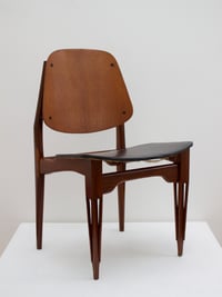 Image 2 of Italian Dining Chairs with Carved Legs, 1950s
