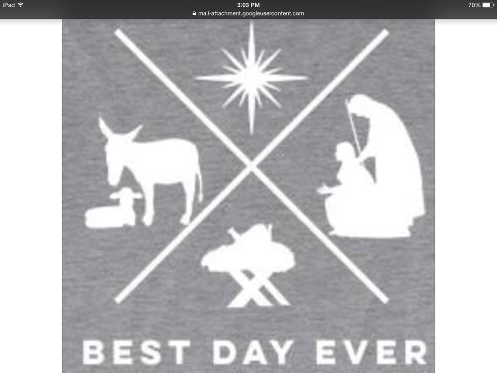 Image of Best Day Ever Christmas Tee