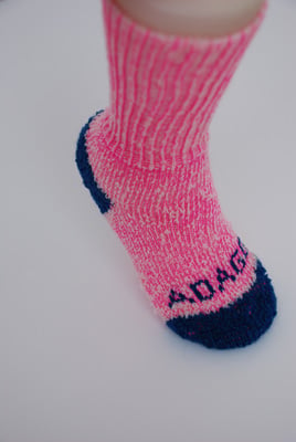 Image of Kids Gumboot Sock - 2 Pairs - Fluro's & Brights