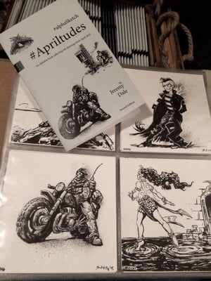 Apriltudes #alphaSketch Books/Originals