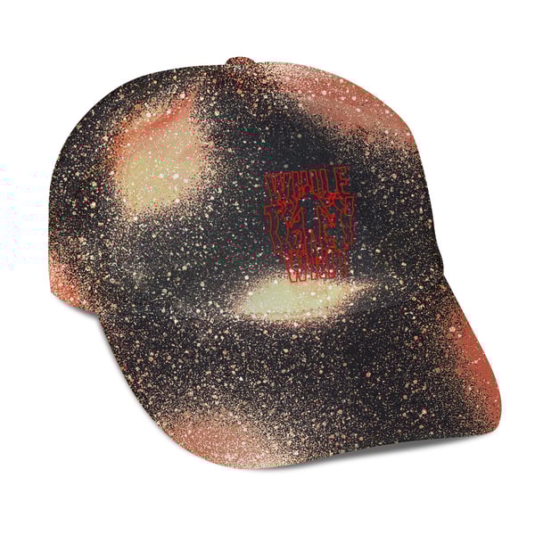 Image of WTW Dad Hat Bleach / Black (Bleach Hats Differ in Appearance Due to Pattern)