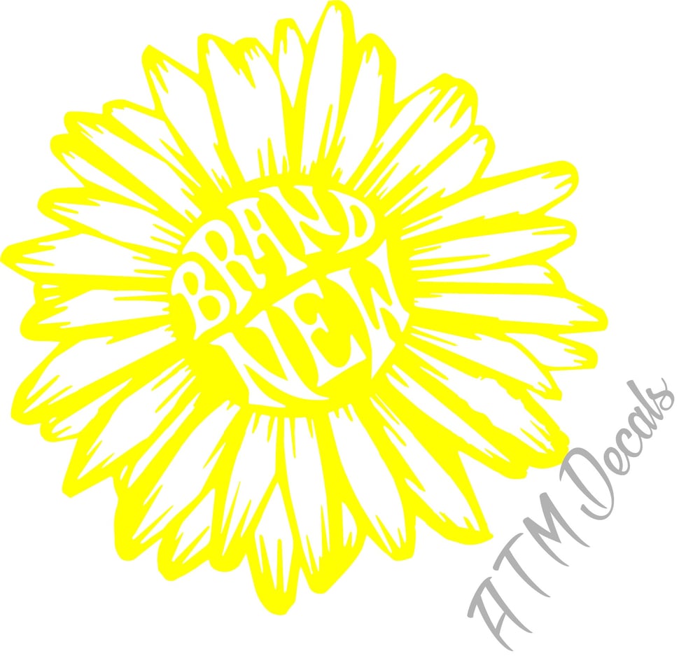 Atm Decals Design Daisy Decal
