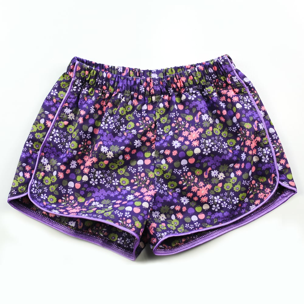 Image of Little Traveller Shorts - Flora Indigo