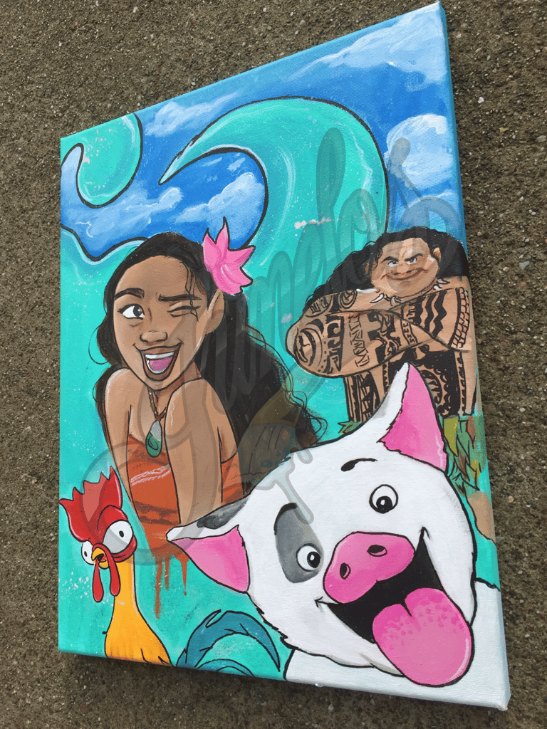 Moana and friends 