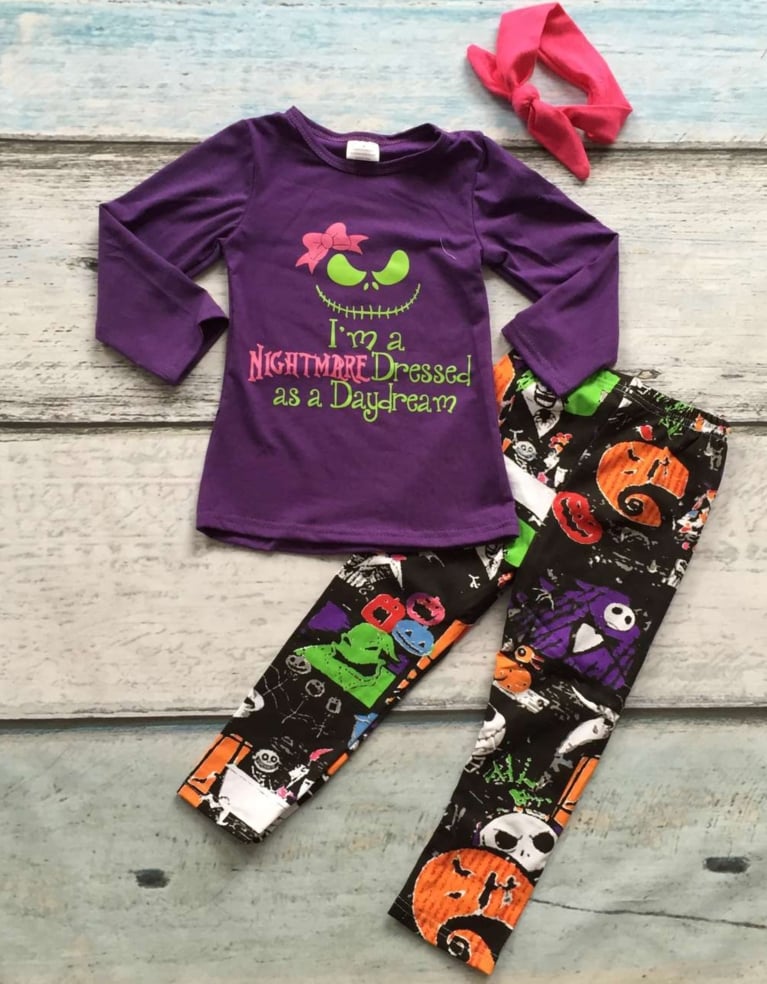 nightmare before christmas baby girl clothes