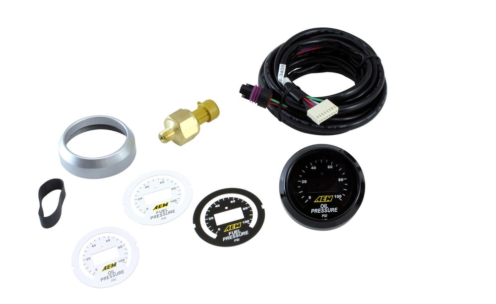 Image of AEM Oil Pressure Gauge