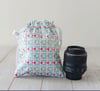 GO PRO Padded Small Camera Bag or Lens Pouch | USA Handmade | Perfect For Traveling