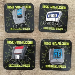 Image of So Analog Enamel Pins