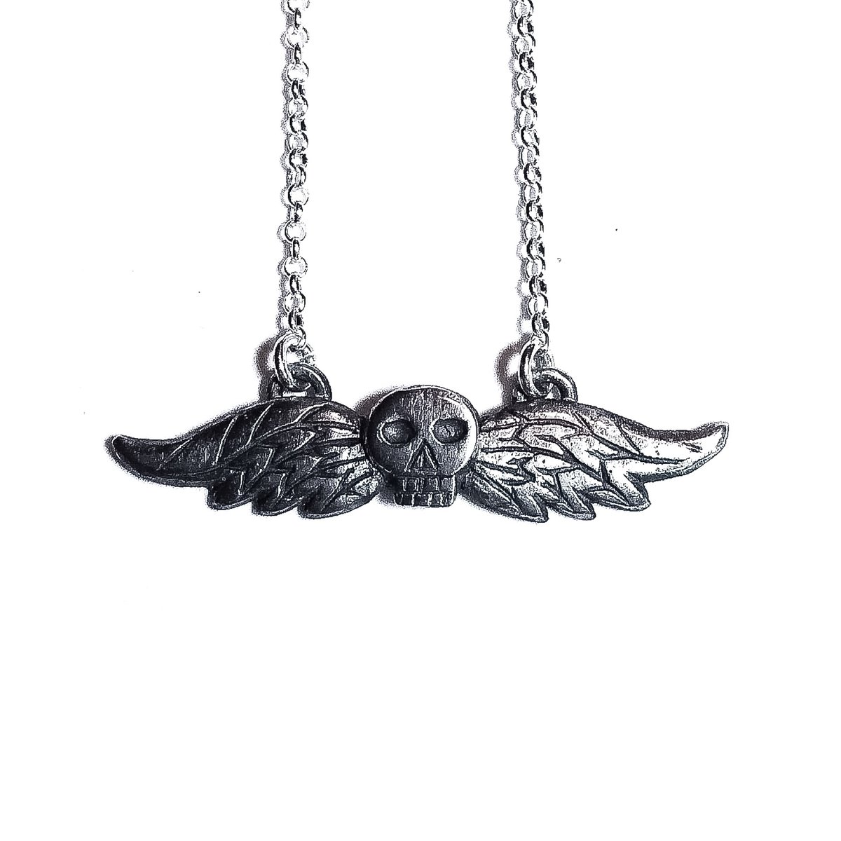 Mini Taphophile necklace in sterling silver or gold | Arcana