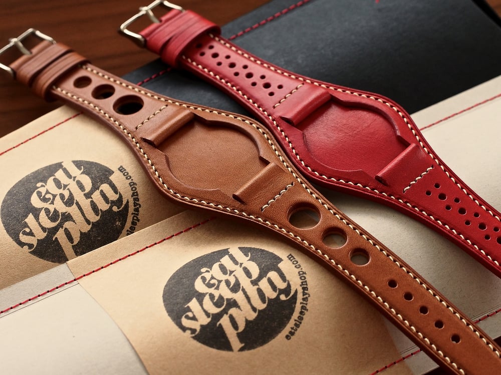 Full Bund Watch Strap 019  eatsleeplay - Hand crafted leather goods.