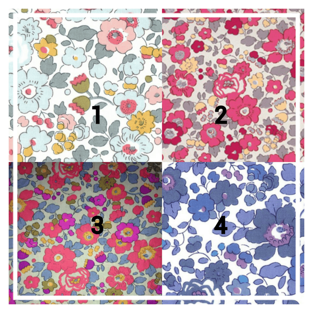 Image of Choix de Liberty : prénoms, étoiles, ailes, pommes, nuages