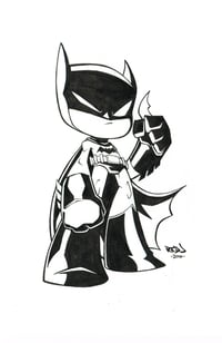 Image 1 of ORIGINAL ART Chibi Batman Sticker