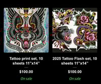 Image 1 of PRINT SET(10 sheets)&FLASH SET(10sheets) COMBO