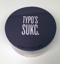 Image 2 of Typo's Sukc Vinyl Sticker