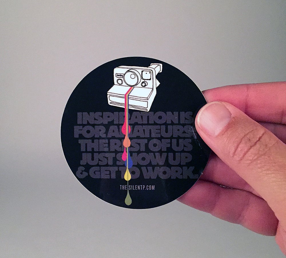 Polaroid Quote Vinyl Sticker