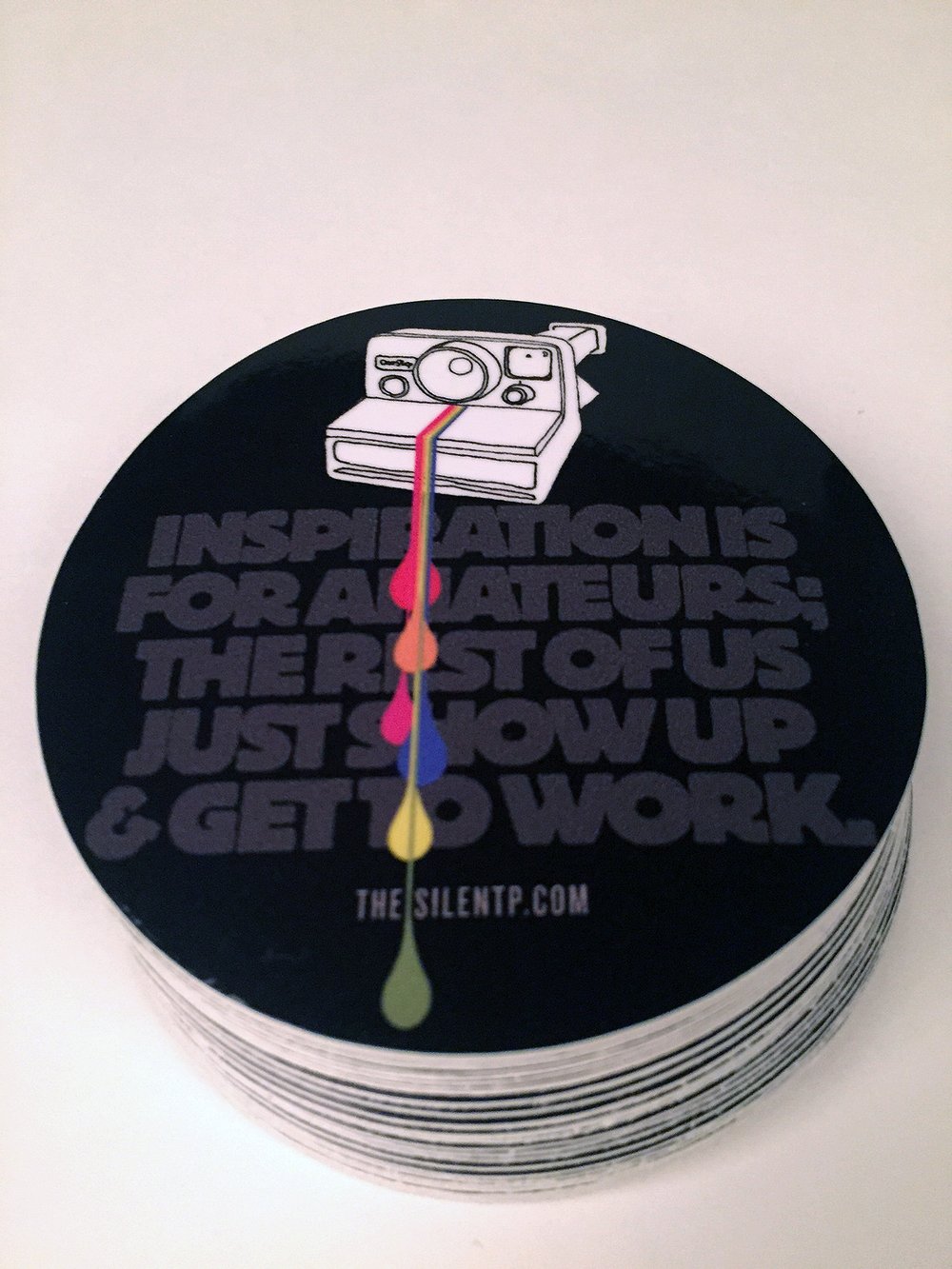 Polaroid Quote Vinyl Sticker